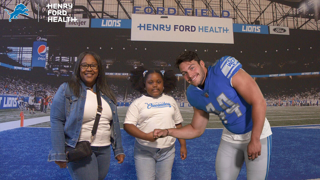 Detroit Lions · Virtual Photo Op brand activation